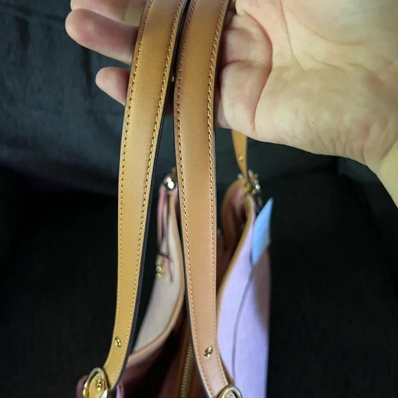 Coach powder Pink Signature Canvas “Erin” Shoulder Bag - Picture 3 of 3